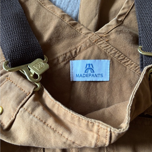 Brown Women's Overalls - Picture 9 of 10